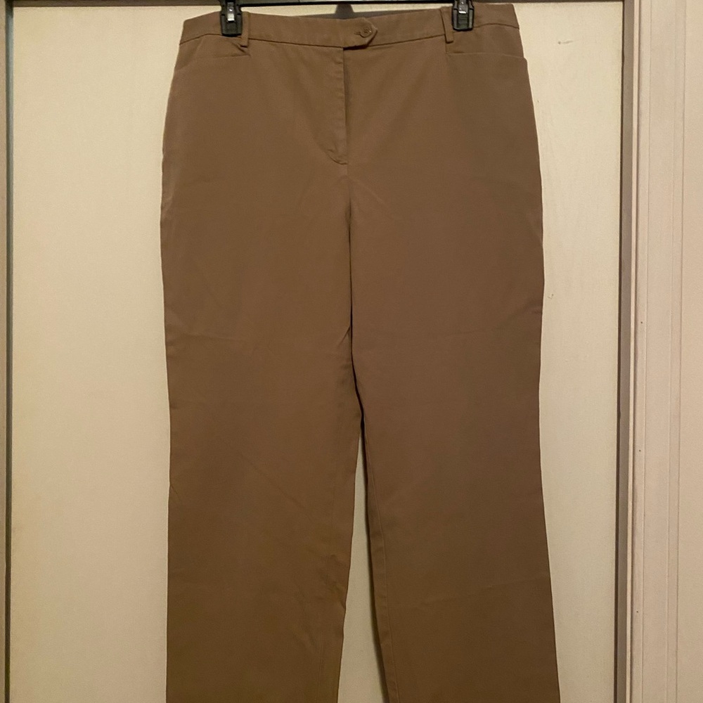 Talbots Khaki Pants. Size 18.